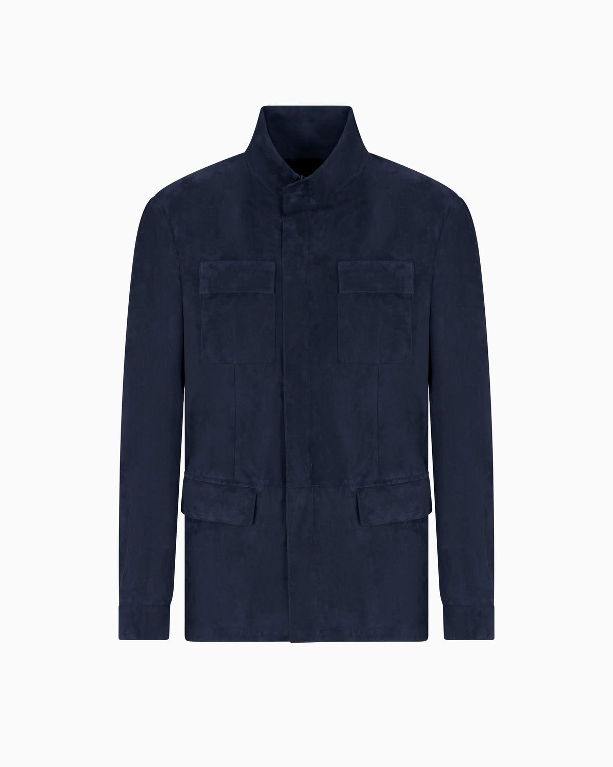 Suede safari jacket