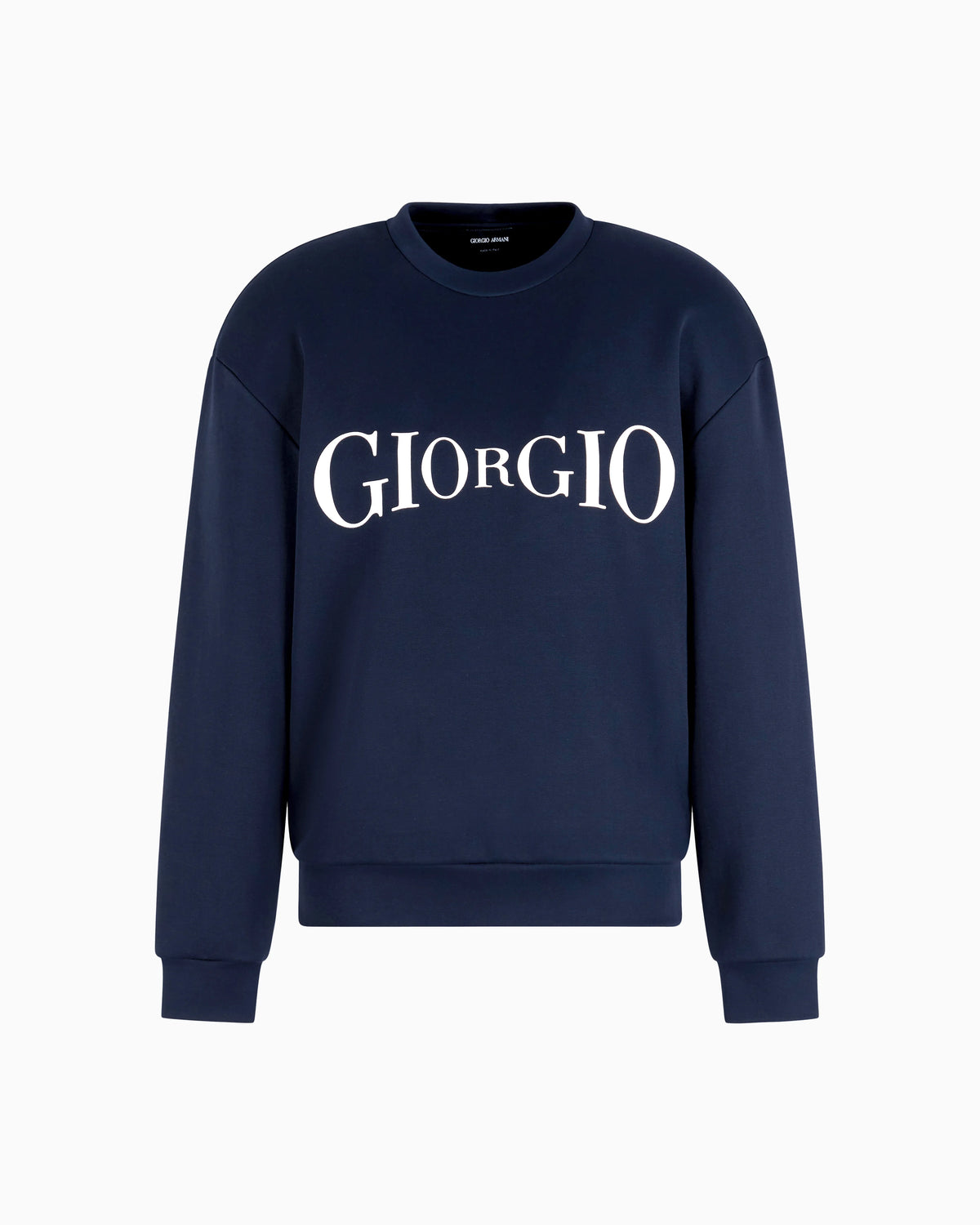 Micromodal jersey crew-neck sweatshirt