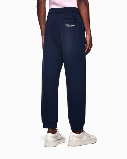 Modal-blend double-jersey joggers