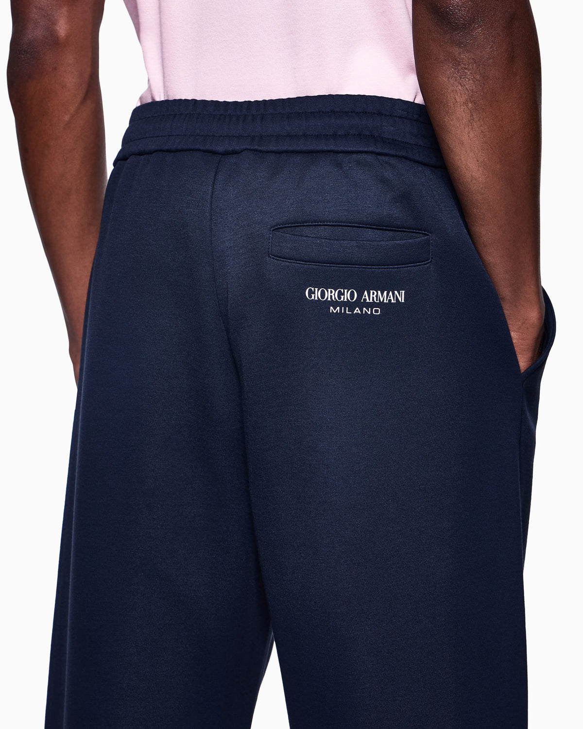 Modal-blend double-jersey joggers