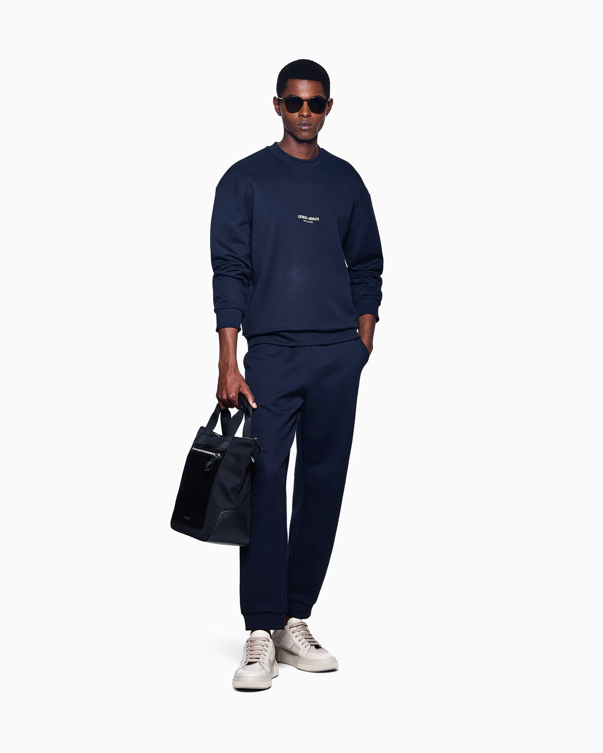 Modal-blend double-jersey joggers