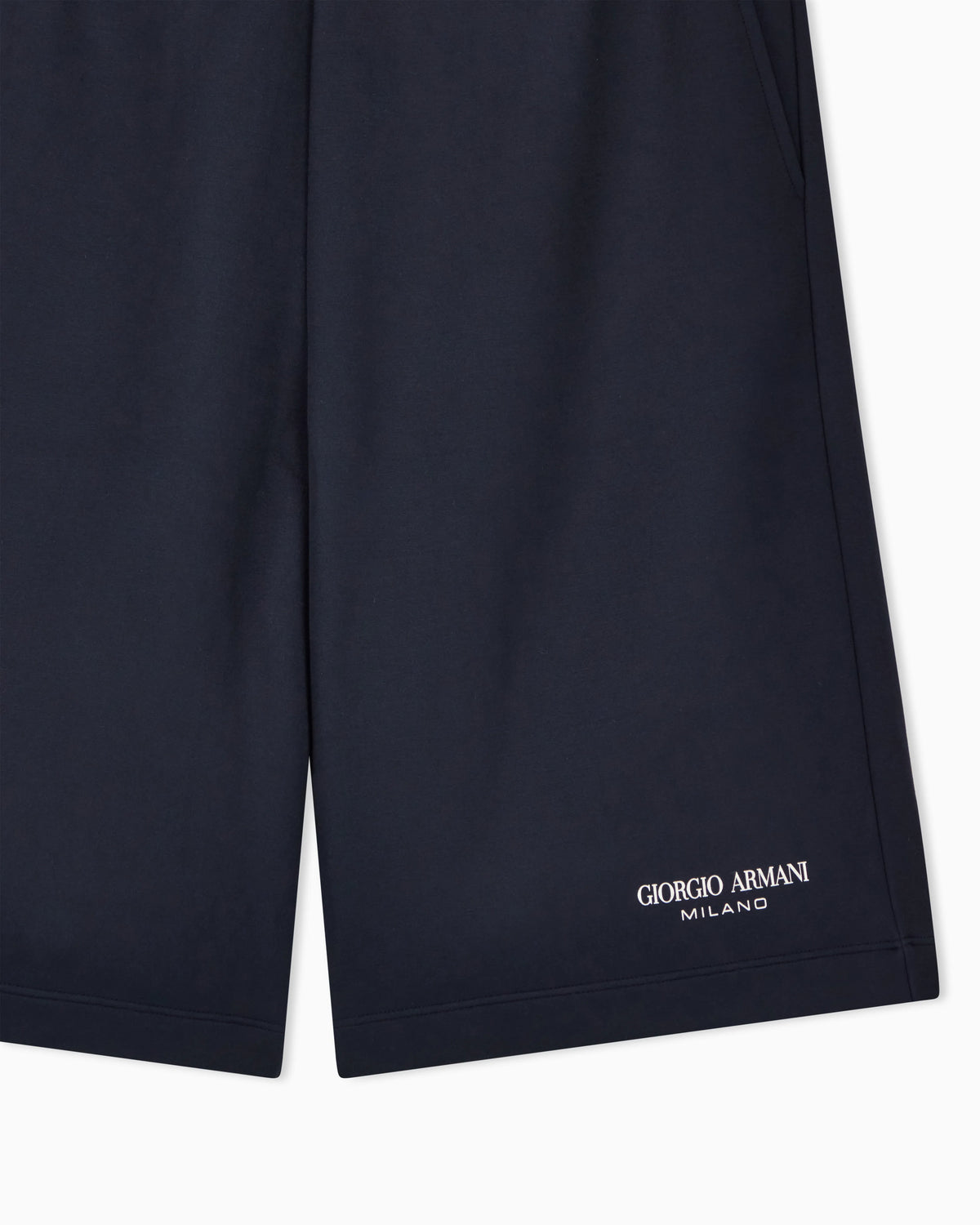 Modal-blend double-jersey Bermuda shorts