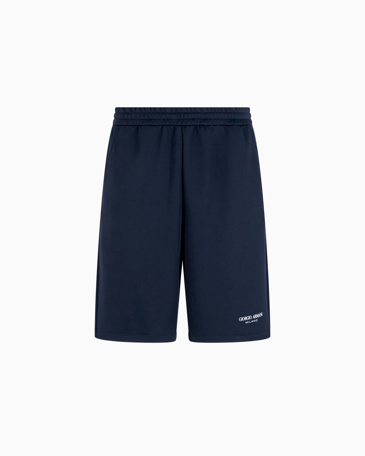 Modal-blend double-jersey Bermuda shorts
