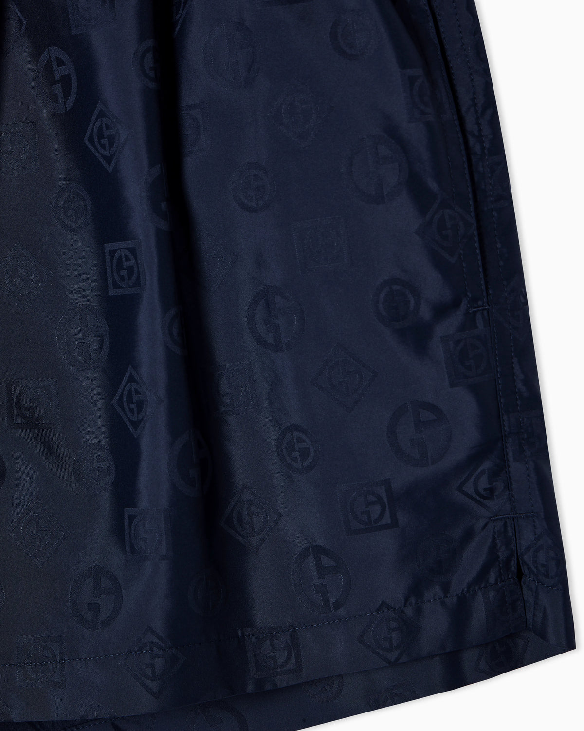 Monogram swim trunks