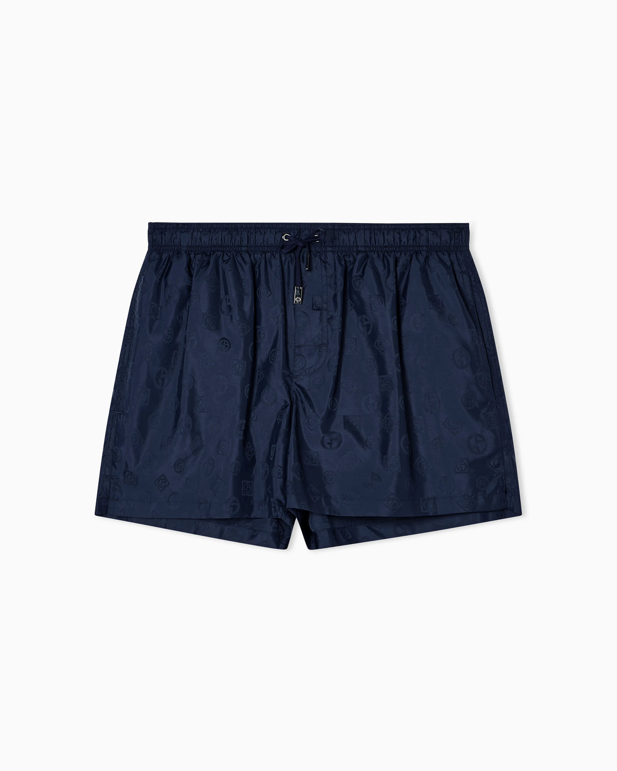 Monogram swim trunks