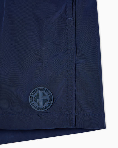 Elastic waist swim trunks