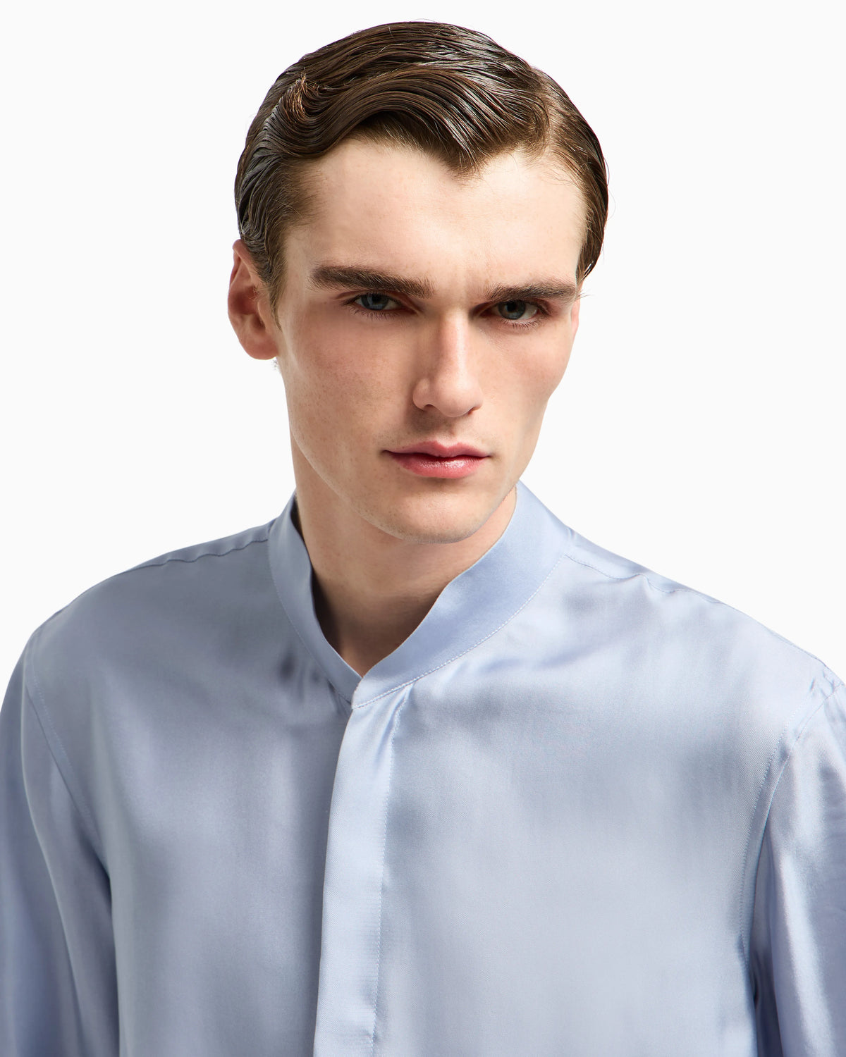 Silk twill shirt
