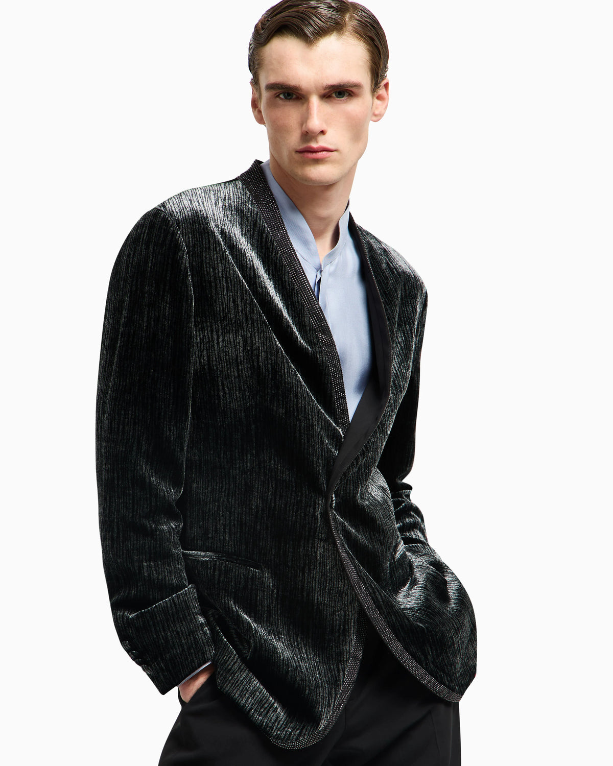 Silk twill shirt