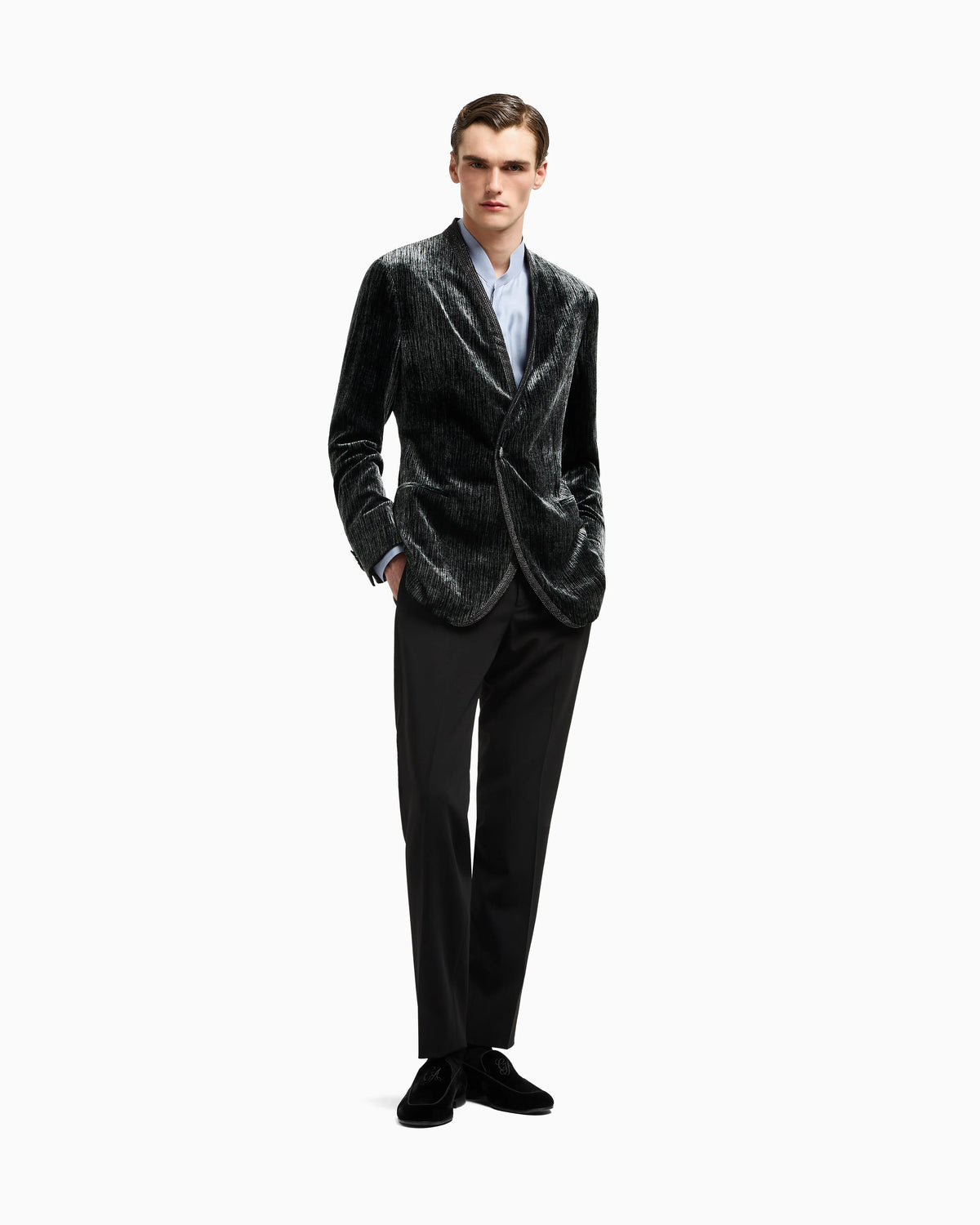 Silk twill shirt