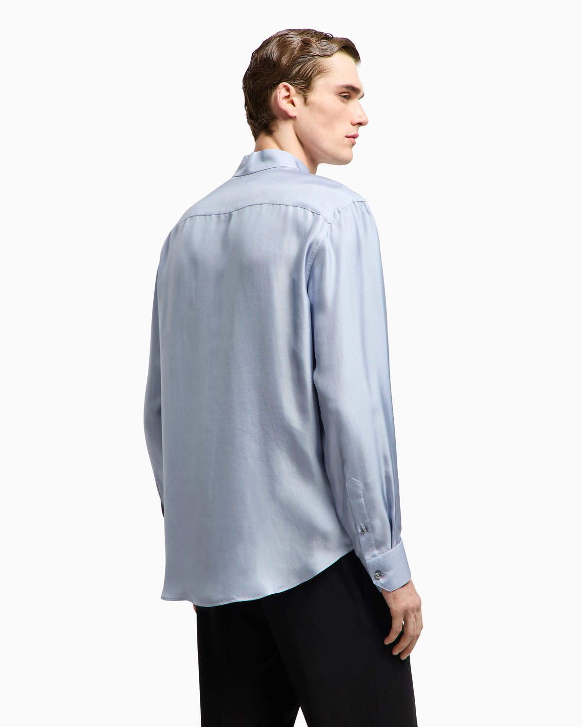 Silk twill shirt