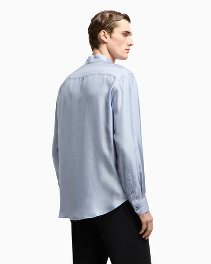 Silk twill shirt
