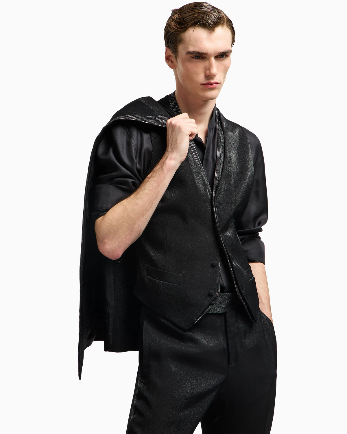 Silk twill shirt