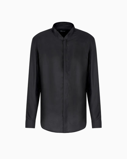 Silk twill shirt