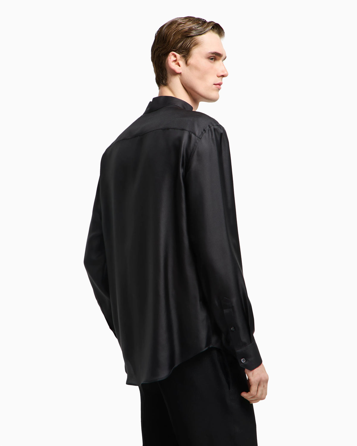 Silk twill shirt