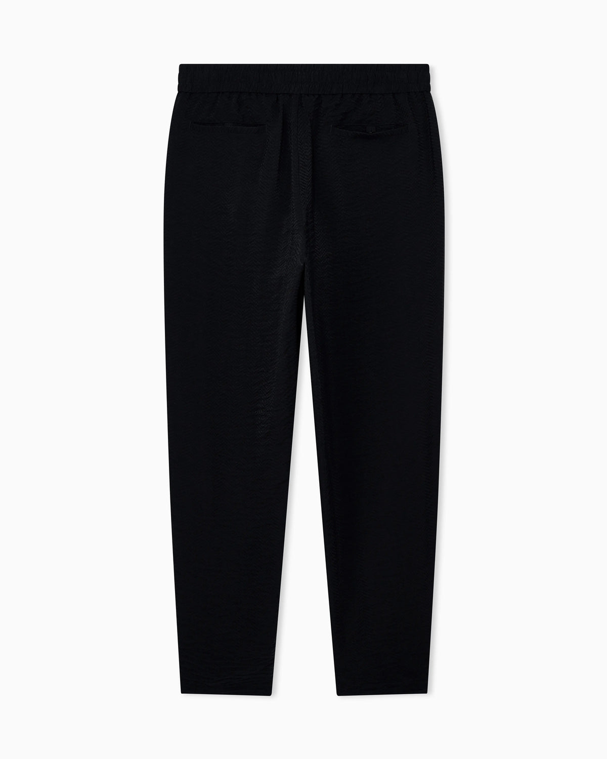 Trousers regular fit in micro jacquard chevron cupro