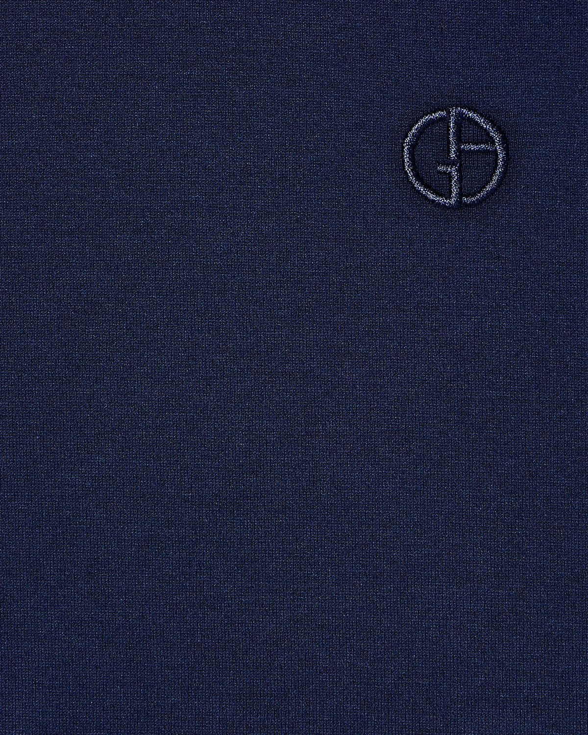 Cotton crew neck t-shirt with embroidered logo
