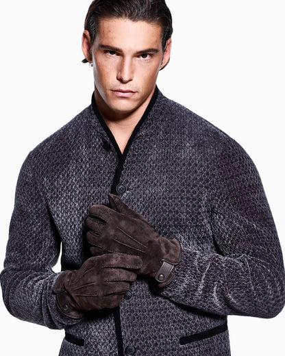 Shearling sheepskin gloves
