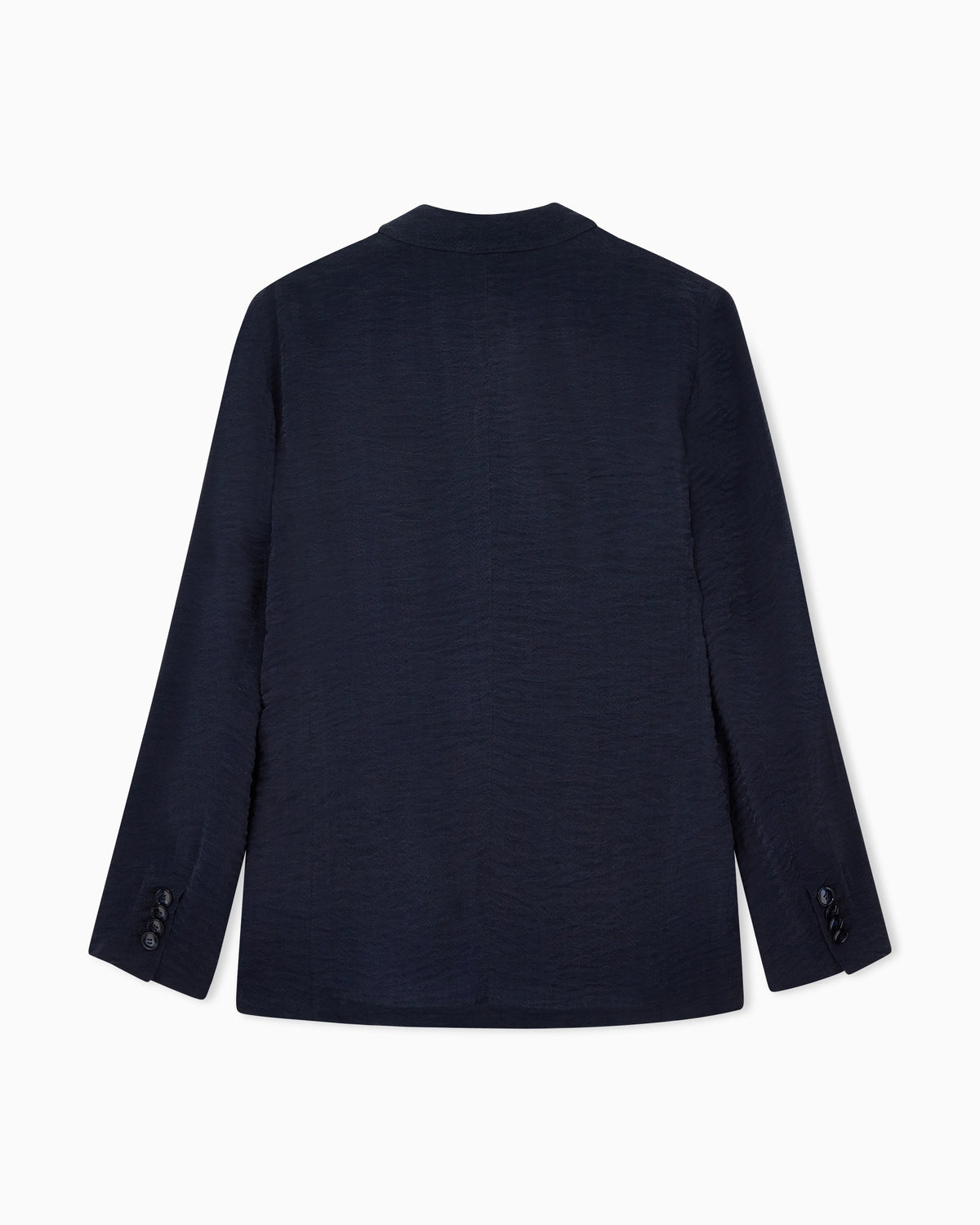 Single breasted jacket in cupro chevron jacquard