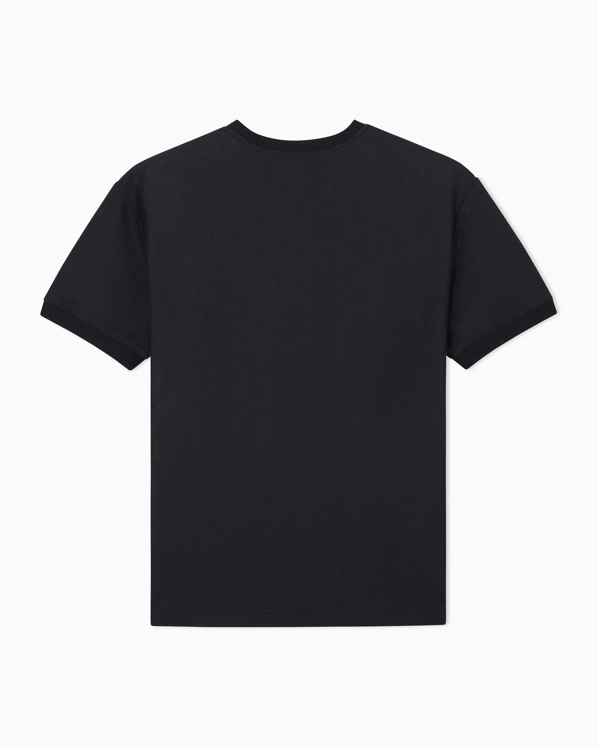 Crew-neck T-shirt in technical waffle fabric