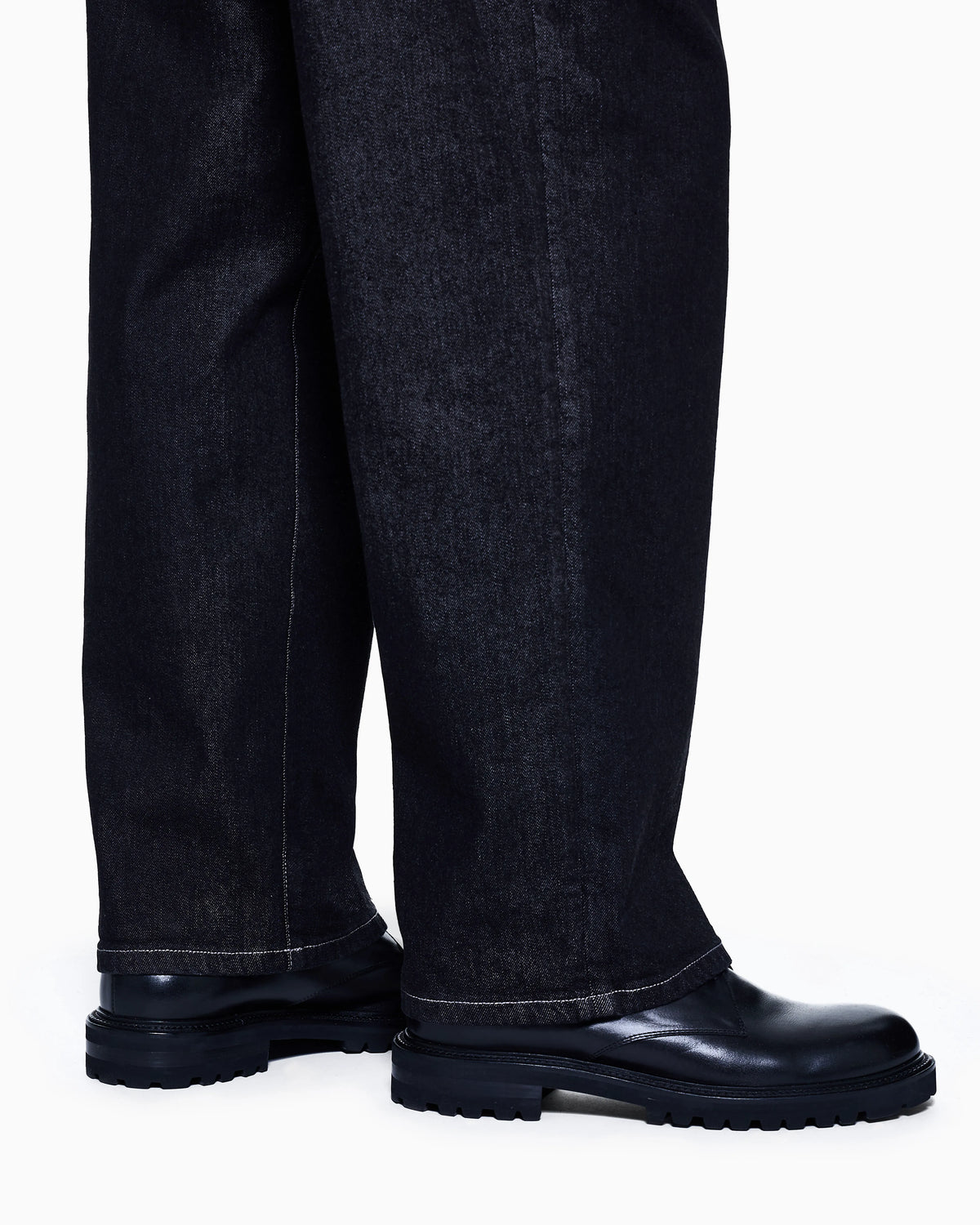 cotton and modal five-pocket trousers