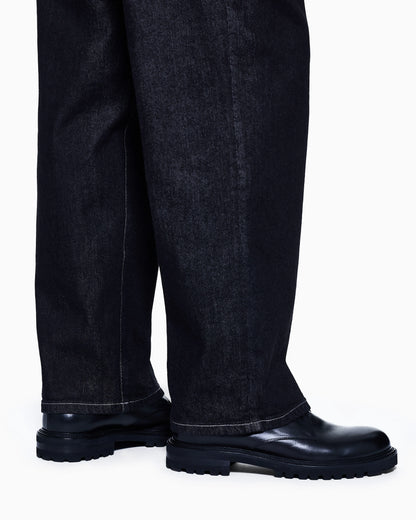 cotton and modal five-pocket trousers