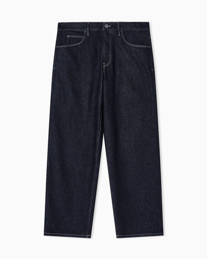 cotton and modal five-pocket trousers