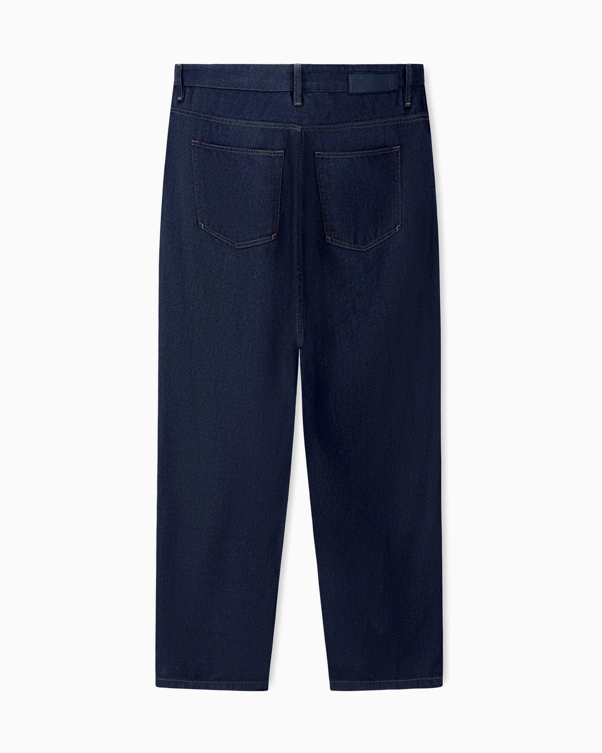 Five-pocket trousers in cotton and silk denim Denim Collection