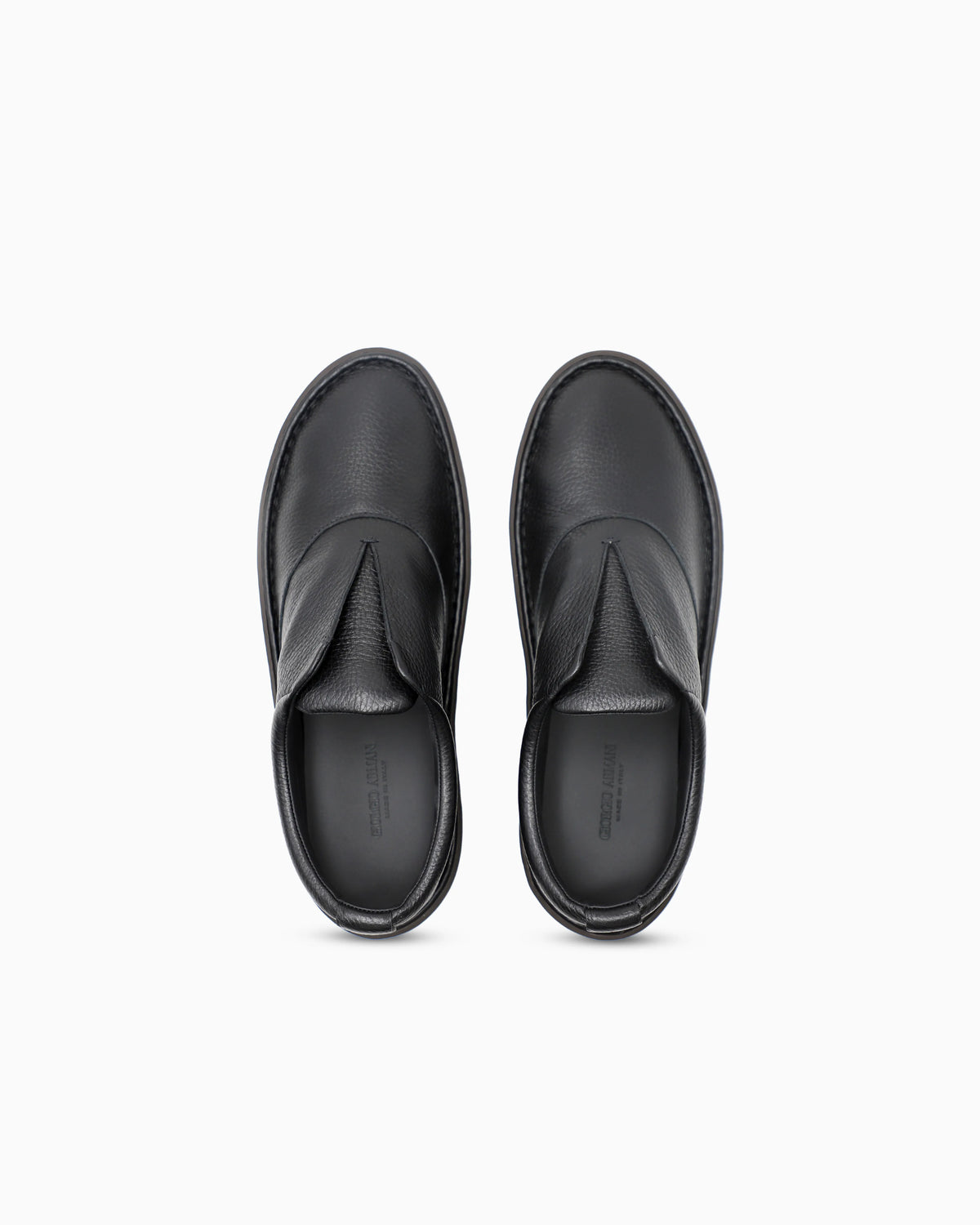 Deerskin slip-ons