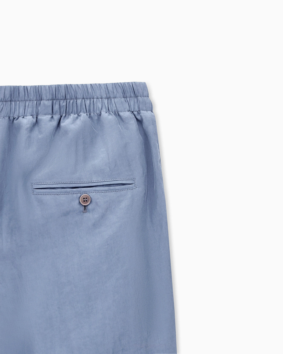 Washed, Silk-Blend, Single-Pleat Trousers