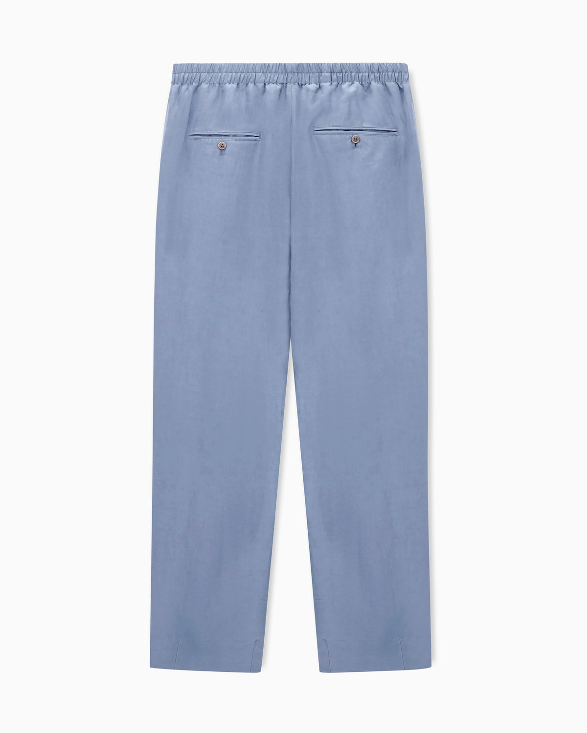 Washed, Silk-Blend, Single-Pleat Trousers