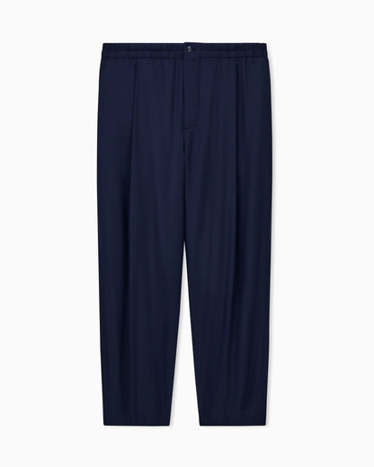 Trousers regular fit in lightweight cashmere twill