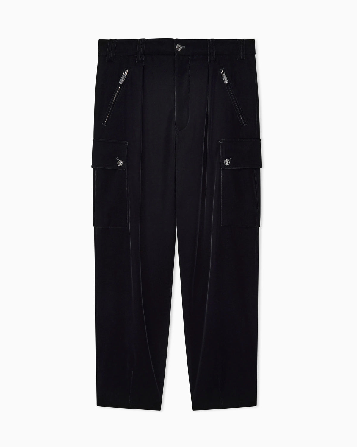 Velvet cargo pants