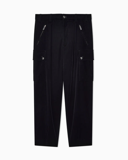 Velvet cargo pants
