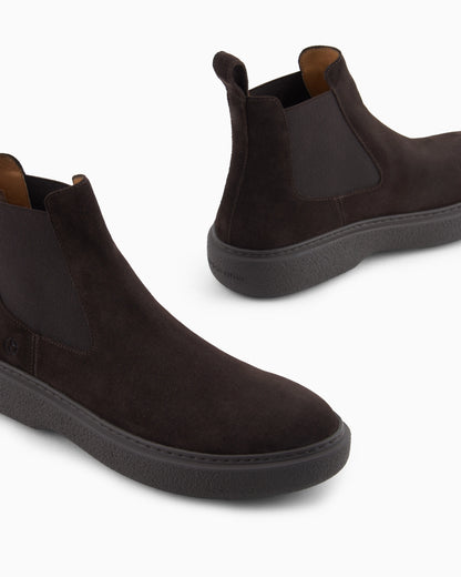 Suede ankle boots