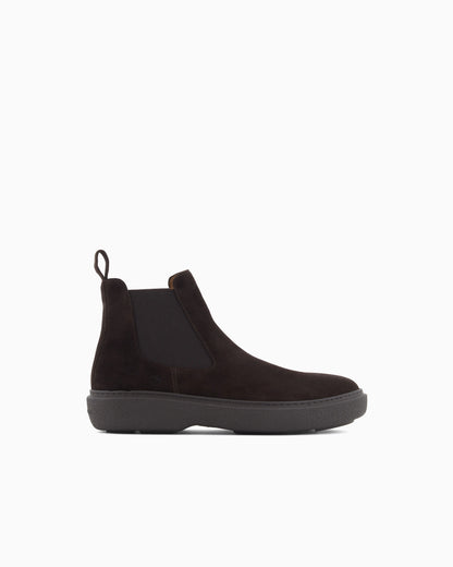 Suede ankle boots