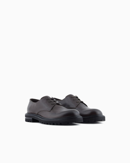Nappa calfskin Derby shoes