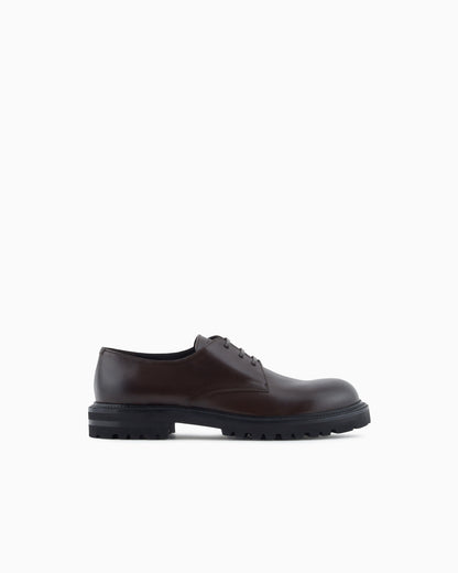 Nappa calfskin Derby shoes