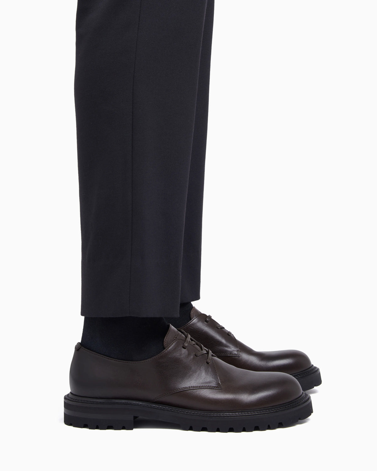 Nappa calfskin Derby shoes