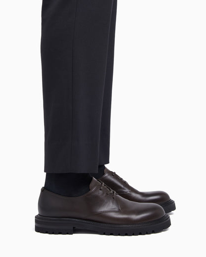 Nappa calfskin Derby shoes