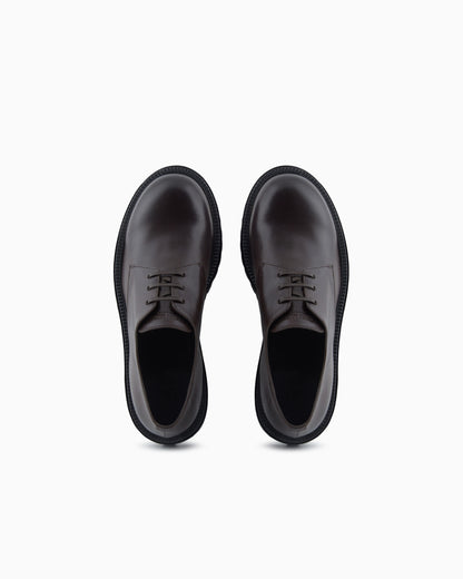 Nappa calfskin Derby shoes