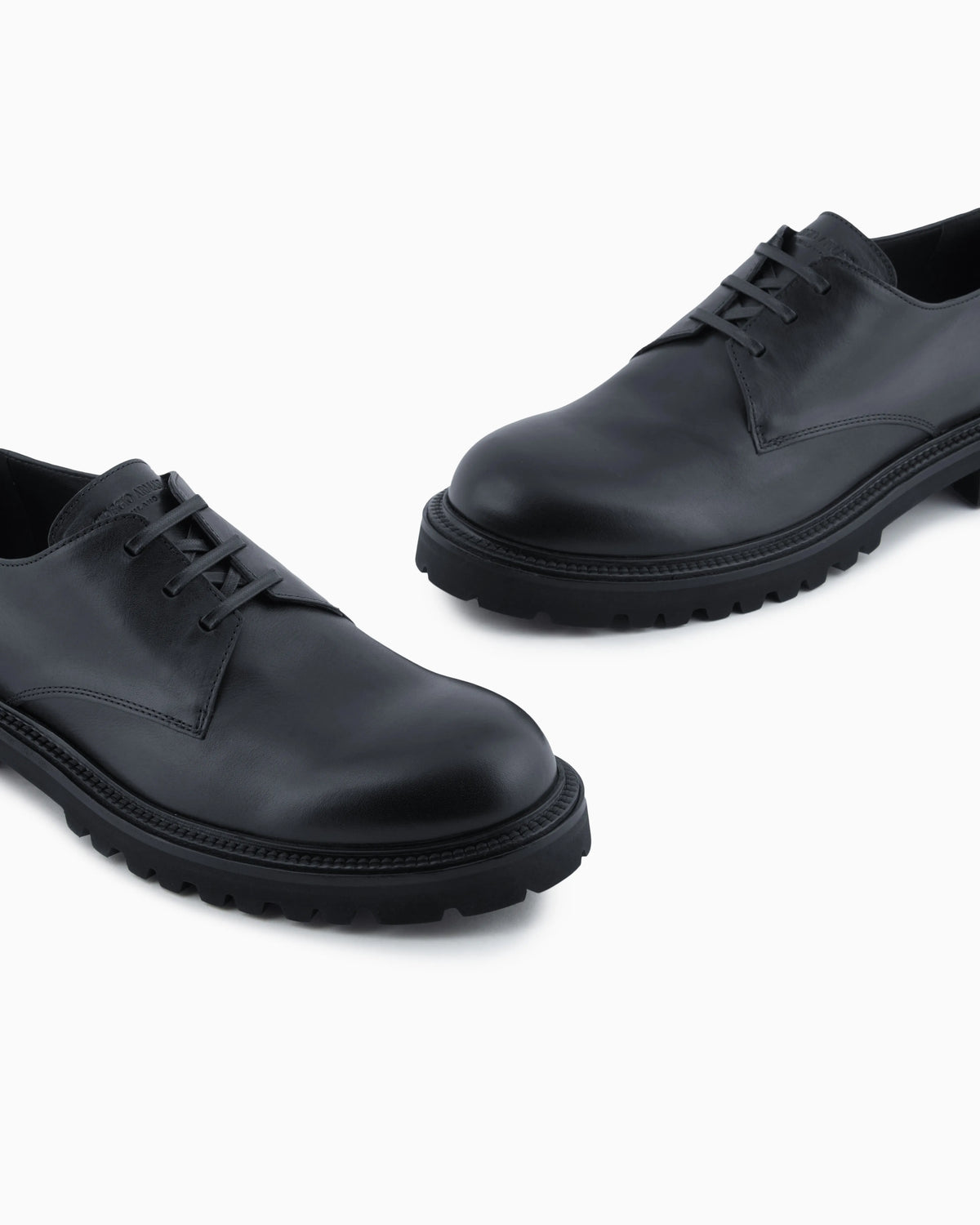 Nappa calfskin Derby shoes