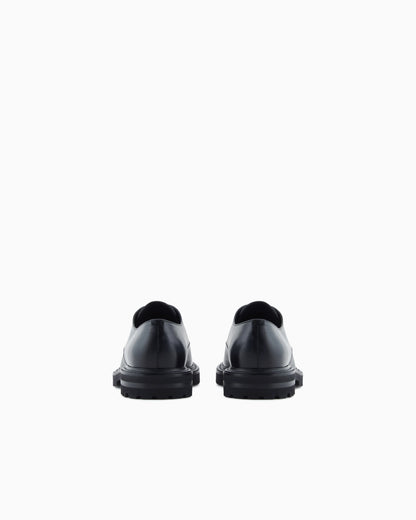 Nappa calfskin Derby shoes