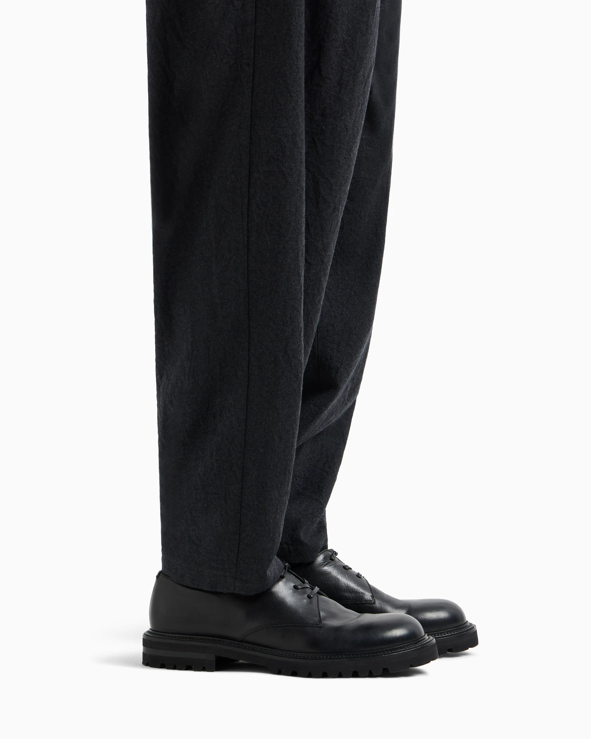 Nappa calfskin Derby shoes