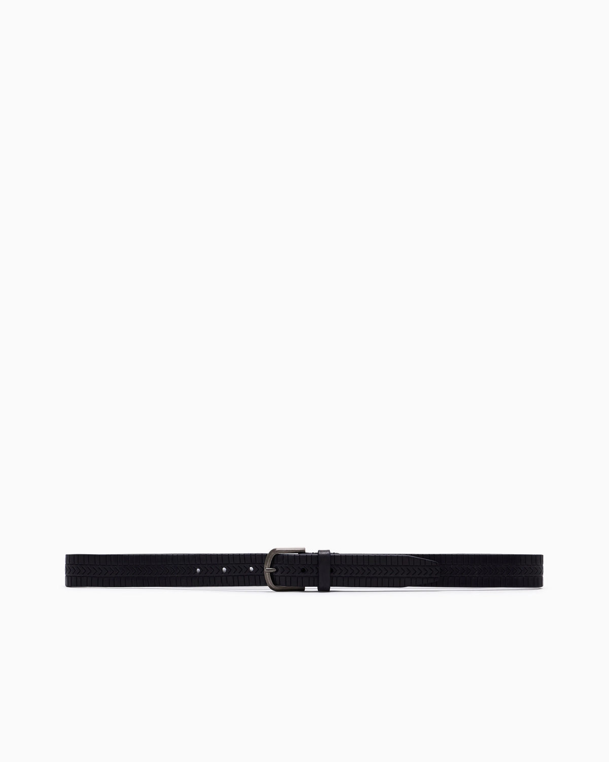 Embellished leather belt