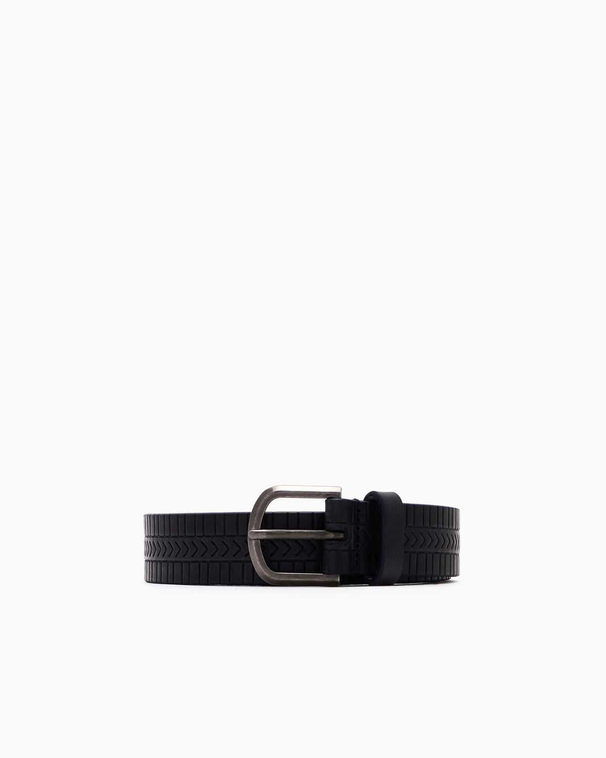 Embellished leather belt
