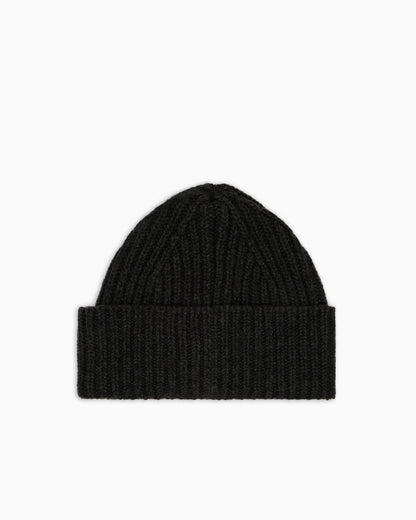 Giorgio Armani Neve ribbed cashmere beanie