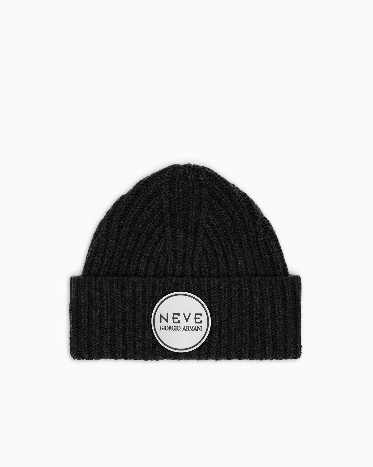 Giorgio Armani Neve ribbed cashmere beanie