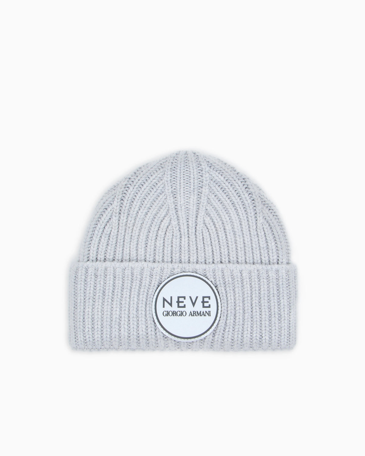 Giorgio Armani Neve ribbed cashmere beanie