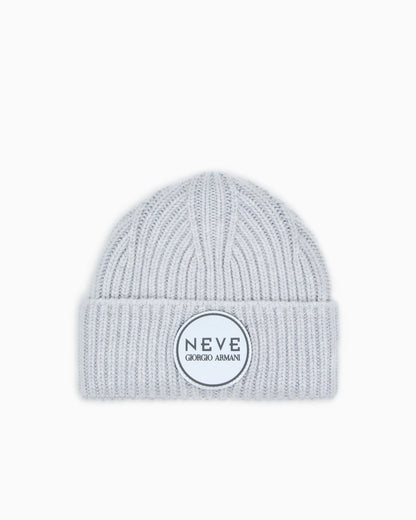 Giorgio Armani Neve ribbed cashmere beanie