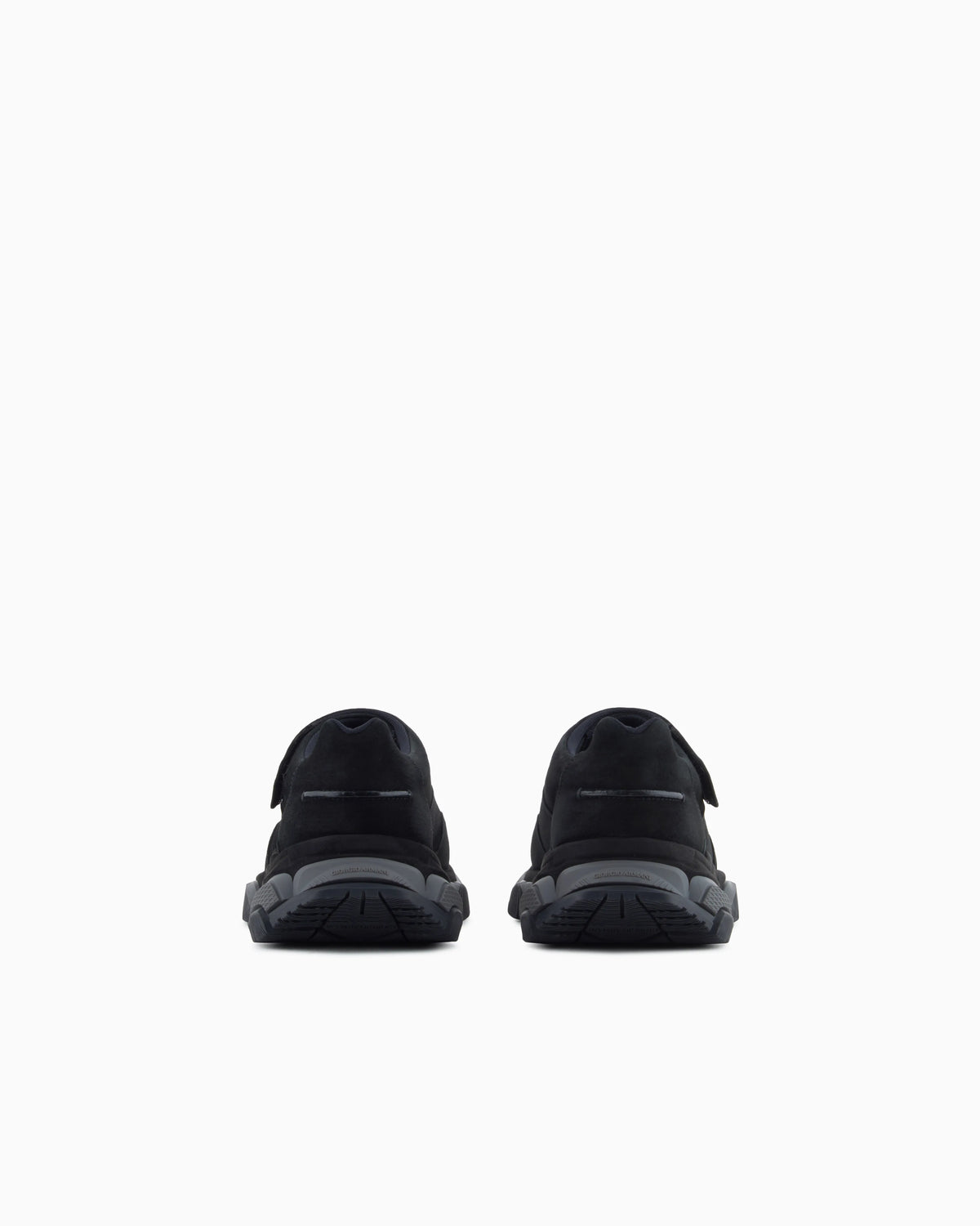 Monkstrap sneakers in suede
